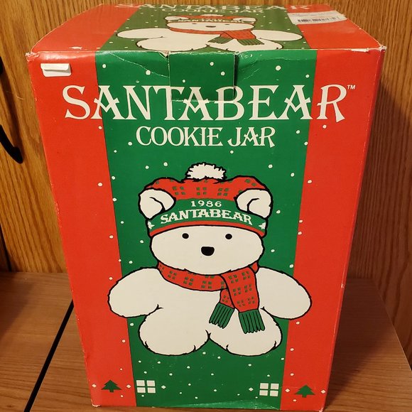 Vintage 1986 Santa Bear Cookie Jar and original box - Picture 11 of 15
